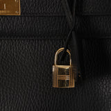 Hermès 1996 Noir Ardennes Kelly Retourne 32 GHW