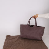 Limited Edition Bottega Veneta Watteau Mauve Intrecciato Small Cabat