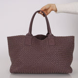 Limited Edition Bottega Veneta Watteau Mauve Intrecciato Small Cabat