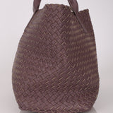 Limited Edition Bottega Veneta Watteau Mauve Intrecciato Small Cabat