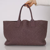 Limited Edition Bottega Veneta Watteau Mauve Intrecciato Small Cabat