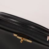 Hermès 1996 Noir Ardennes Kelly Retourne 32 GHW