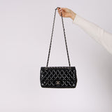 Chanel 2014 Patent Turnlock Small Double Flap Bag