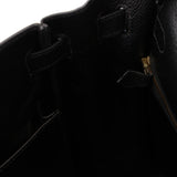 Hermès 1996 Noir Ardennes Kelly Retourne 32 GHW