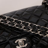 Chanel 2014 Patent Turnlock Small Double Flap Bag