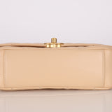 Chanel 2020 Beige CC Quilted Bijoux Coin Flap Bag