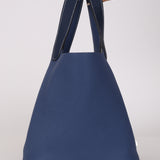 Hermès 2021 Casaque Bleu Sapphire and Bleu Brighton Clemence Picotin Lock 22 PHW
