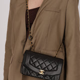 Chanel 1995 Lambskin Small Diana Flap 24K GP