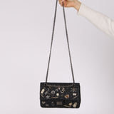 Chanel 2012 Crinkled Calfskin 2.55 Lucky Charms Reissue Single Flap 225