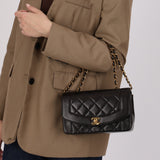 Chanel 1995 Lambskin Small Diana Flap 24K GP