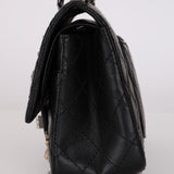 Chanel 2012 Crinkled Calfskin 2.55 Lucky Charms Reissue Single Flap 225
