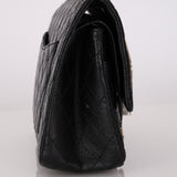 Chanel 2012 Crinkled Calfskin 2.55 Lucky Charms Reissue Single Flap 225