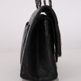 Chanel 2012 Crinkled Calfskin 2.55 Lucky Charms Reissue Single Flap 225