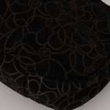 Chanel 2004 Suede Camellia Olsen Shoulder Bag
