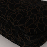 Chanel 2004 Suede Camellia Olsen Shoulder Bag