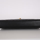 Chanel 1995 Caviar Black Briefcase 24K GP