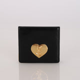 Saint Laurent Gold Heart Coin Case