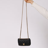 Ultra-Rare Chanel 2002 Soft Caviar East West Mini Flap Bag 24K GP
