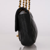 Ultra-Rare Chanel 2002 Soft Caviar East West Mini Flap Bag 24K GP