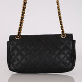 Ultra-Rare Chanel 2002 Soft Caviar East West Mini Flap Bag 24K GP