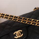 Ultra-Rare Chanel 2002 Soft Caviar East West Mini Flap Bag 24K GP