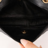 Ultra-Rare Chanel 2002 Soft Caviar East West Mini Flap Bag 24K GP