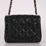 Rare Chanel 2005 Caviar Mini Square Flap Bag 24K GP