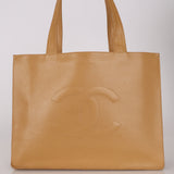 Chanel 1996 XL Beige Caviar Timeless Tote