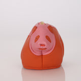 Loewe Bicolor Leather Panda Coin Pouch