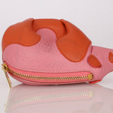 Loewe Bicolor Leather Panda Coin Pouch
