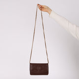 Chanel 1996 Chocolate Caviar Timless Wallet on Chain 24K GP