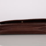 Chanel 1996 Chocolate Caviar Timless Wallet on Chain 24K GP