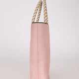 Christian Dior 2000 Pink Pony Hair Braided Handle Malice Shopper Tote w/ Pouch