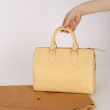 Rare Louis Vuitton Vanilla Epi Speedy 25