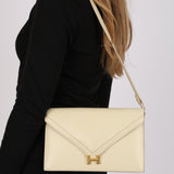 Hermès Lydie Blanc Box 1996 GHW