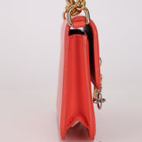 Louis Vuitton Sweet Coral Leather Bloom Wallet on Chain