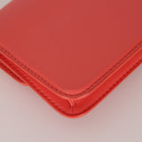 Louis Vuitton Sweet Coral Leather Bloom Wallet on Chain