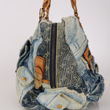 Louis Vuitton Monogram Denim Patchwork Bowly Bag