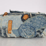 Louis Vuitton Monogram Denim Patchwork Bowly Bag