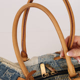 Louis Vuitton Monogram Denim Patchwork Bowly Bag