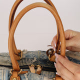 Louis Vuitton Monogram Denim Patchwork Bowly Bag