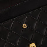 Chanel 1990s Lambskin Chain Double Flap Bag 24K GP