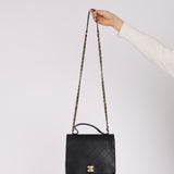 Chanel 2019 Lambskin Double Pocket Bag