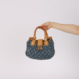Louis Vuitton Monogram Denim Mini Pleaty Bag