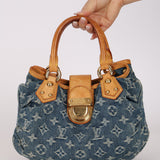 Louis Vuitton Monogram Denim Mini Pleaty Bag