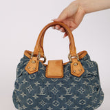 Louis Vuitton Monogram Denim Mini Pleaty Bag