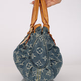 Louis Vuitton Monogram Denim Mini Pleaty Bag