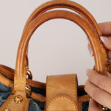 Louis Vuitton Monogram Denim Mini Pleaty Bag