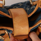 Louis Vuitton Monogram Denim Mini Pleaty Bag