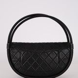 Rare Chanel 2013 Runway Lambskin Small Hula Hoop Bag